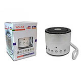 Колонка Міні портативна WSTER WS-A8 з MP3, USB і FM-paдіо, фото 8