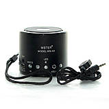 Колонка Міні портативна WSTER WS-A8 з MP3, USB і FM-paдіо, фото 10