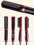 Електрична гребінець-випрямляч ASL 908 Hair Straightener, фото 4