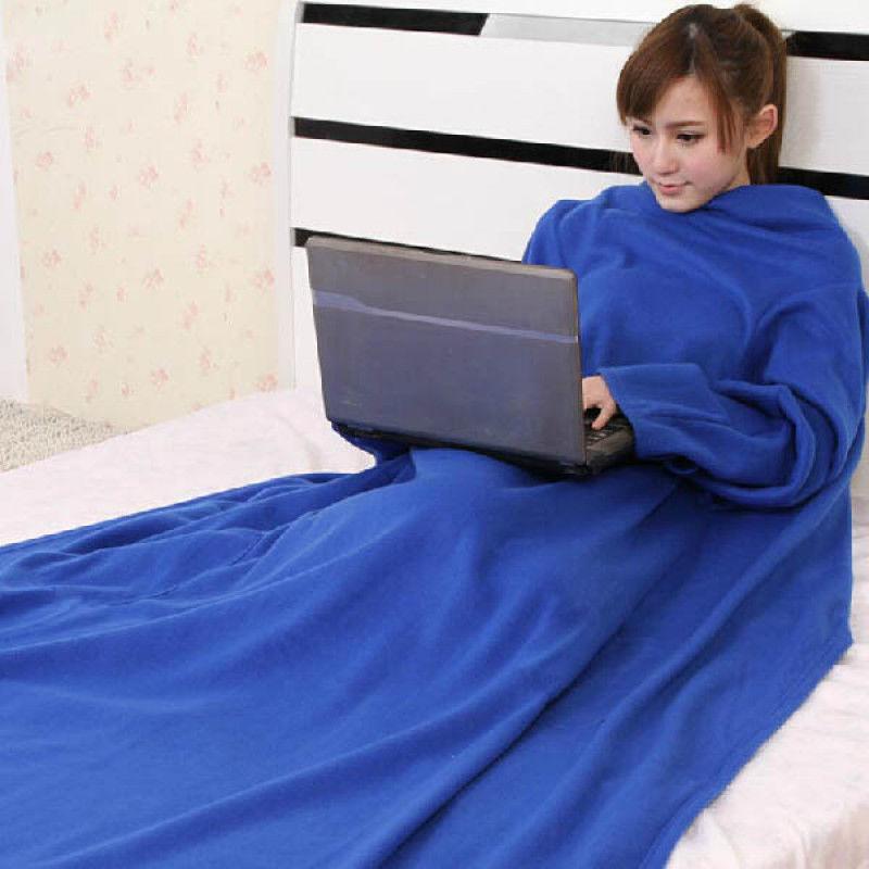 Ковдра-покривало з рукавами Snuggie з флісу (Снаггі)