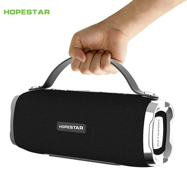 Потужна портативна стерео колонка HOPESTAR H24 Оригінал, FM, SD, Bluetooth, USB