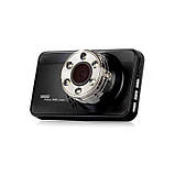 Відеореєстратор T638 WDR Full HD з нічної сьемкой, 1 камера 3" екран, фото 6