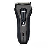 Електробритва Rozia HT-950 з 2 бритвеними головками, бритва на акумуляторі, фото 3