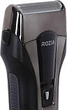 Електробритва Rozia HT-950 з 2 бритвеними головками, бритва на акумуляторі, фото 4