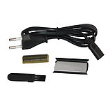 Електробритва Rozia HT-950 з 2 бритвеними головками, бритва на акумуляторі, фото 7