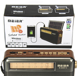 Якісне Радіо на сонячній батареї Meier M-520BT-S, фото 2