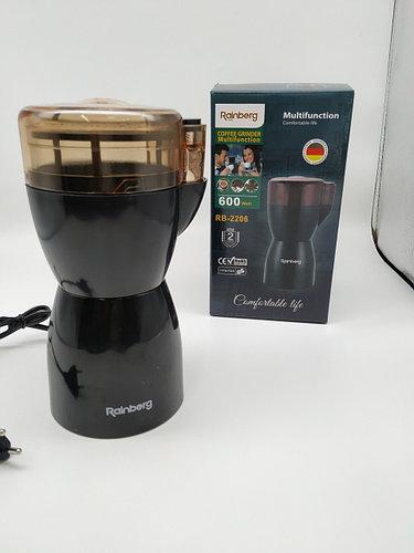 Роторна електрична кавомолка 600W подрібнювач млин для кави Rainberg RB-2206