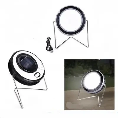 Сенсорна лампа із сонячною батареєю Т912-30, фото 1