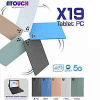 Планшет ATOUCH X19 + чохол клавіатура 10,1-дюймовий Android 12,0 дві SIM-карти, 6 ГБ + ПЗП 256 ГБ,