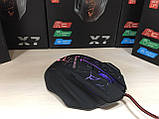 Ігрова мишка X7 4800 dpi з LED підсвічуванням USB 2.0 GAMING MOUSE, фото 4