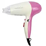 Професійний компактний фен для сушіння волосся Gemei GM 1711 / Дорожній фен для волосся, фото 3