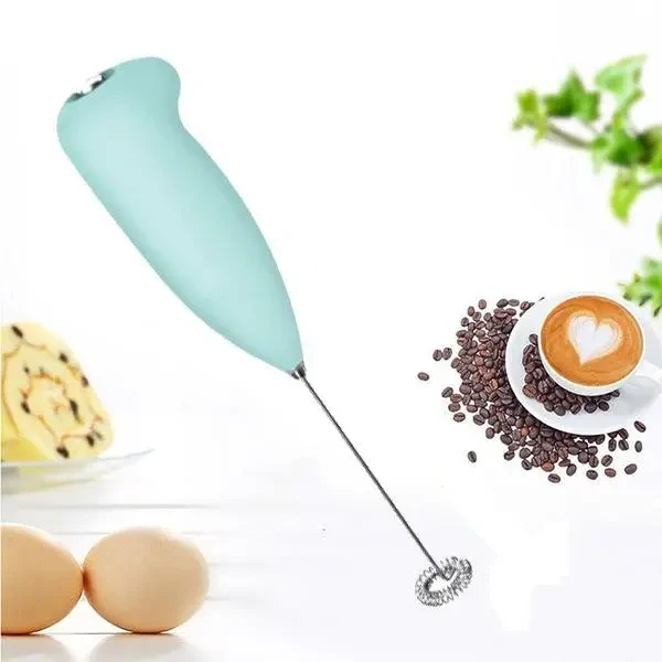 Міксер для вершків — капучинатор Fuke Mini Creamer блакитний, фото 1