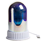 Світильник колба 3D з дерев'яною основою Tanbaby 3D Starburst нічник EL- 262, фото 3