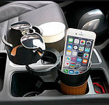 Багатофункціональний Органайзер холдер для склянок автомобільний 5в1 Car holder 5in1. Краща Ціна!, фото 8