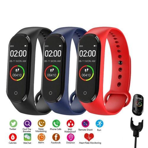 Фітнес-годинник М4, смарт браслет smart watch, аналог mi band 4, трекер, сенсорні фітнес годинник