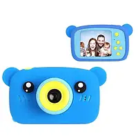 Цифровой детский фотоаппарат GM 24 Мишка Голубой