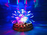 Яскрава, Обертається диско лампа Led full color rotating lamp світлодіодна G 0073. Краща Ціна!, фото 9