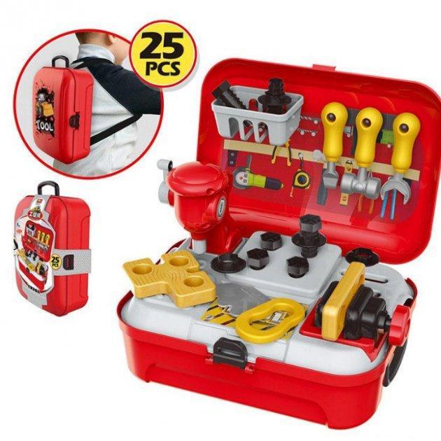 Дитячий ігровий набір інструментів в рюкзаку Toy Tool Toy 25 предметів