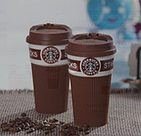Термокружка STARBUCKS SH-D 007 Керамічна термочашка термос чашка. Краща Ціна!, фото 4