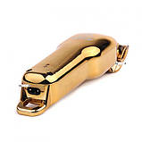 Машинка VGR-678 для стриження волосся й бороди професійна акумуляторна з насадками металева, фото 4