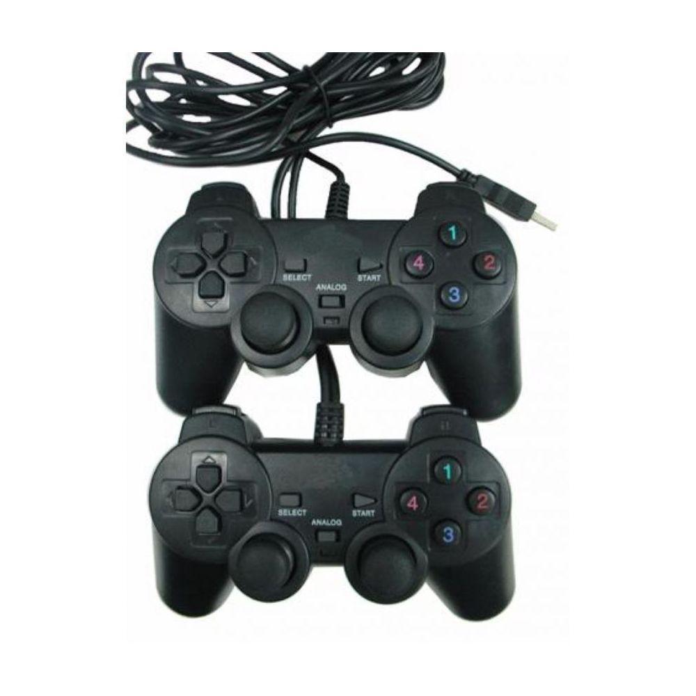 USB джойстик для ПК PC GamePad DualShock DJ-2082 з вібро 2шт Акція