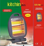 Кварцовий обігрівач (нагрівач) Kitchin Plus KP-503 800Вт, фото 3