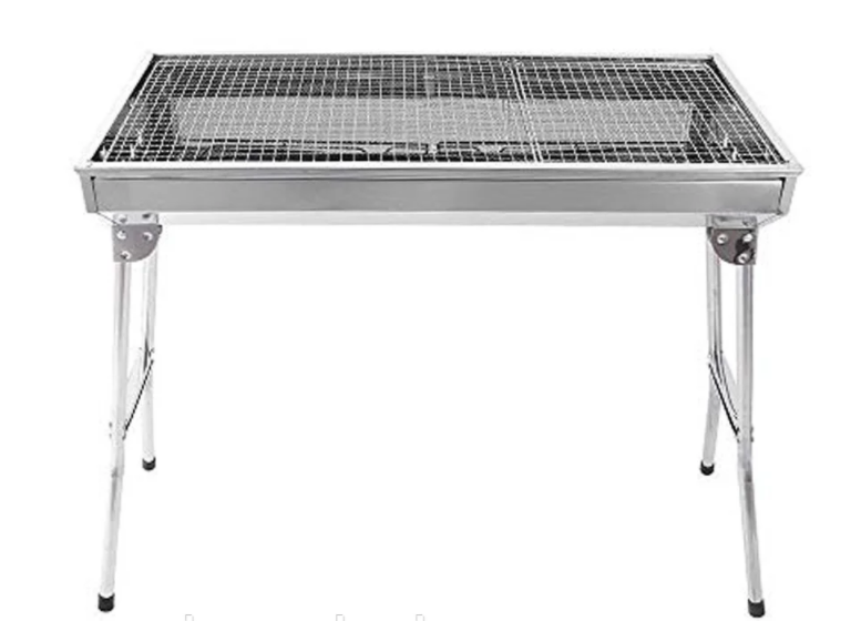 Переносний мангал BBQ-5002 Портативний мангал гриль барбекю 48х34х59см вугільний металевий на пікнік, фото 1