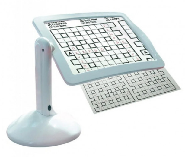 Лупа ручна з LED підсвічуванням і збільшувальним склом HLV Brighter Viewer EL-1060 White