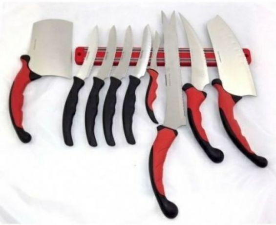 Чудовий набір кухонних ножів 10в1 Contour Pro Knives + магнітна стрічка в подарунок
