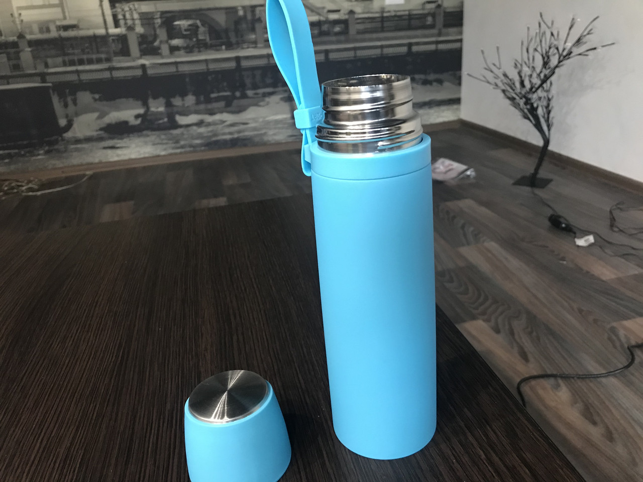Термос, пляшка для пиття, фітнес пляшка H2O BOTTLE 500ML