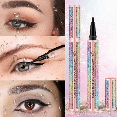 Підводка-фломастер для очей Liangi чорна водостійка, фото 1