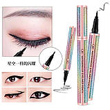 Підводка-фломастер для очей Liangi чорна водостійка, фото 4