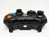 Дротовий контролер Xbox 360 Bluetooth Wireless Controller Джойстик — геймпад для ікс-бокс блютус, Чорний, фото 2