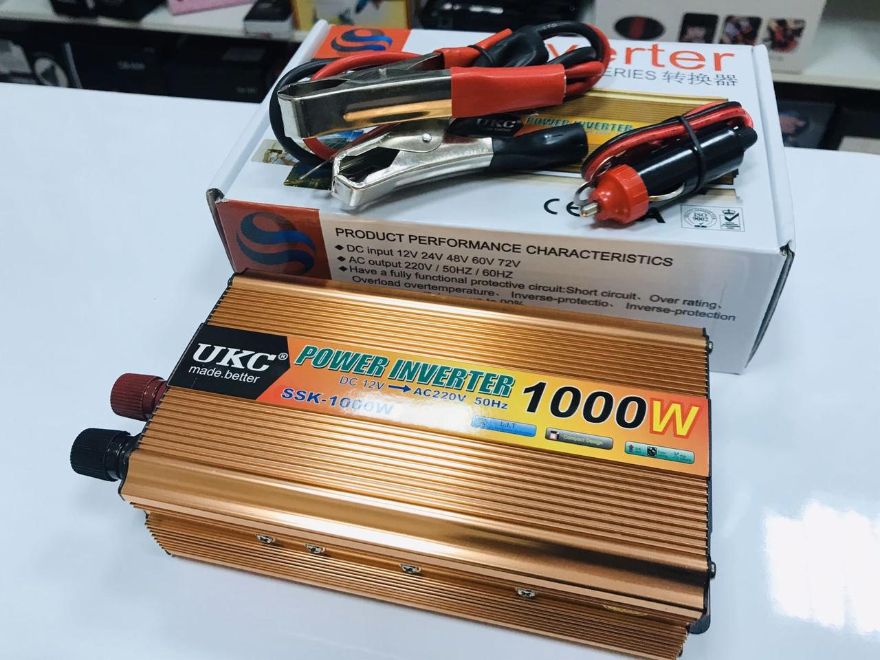 Перетворювач 1000W 12V-220V UKC Краща ціна!, фото 1