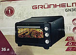 Потужна Електрична Піч 36л GRUNHELM GN36K 1420 ВТ , Духовка Краща ціна!, фото 3