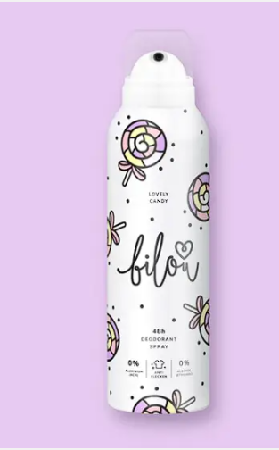 Дезодорант Bilou Lovely Candy ( маршмелоу) 150 мл, оригінал