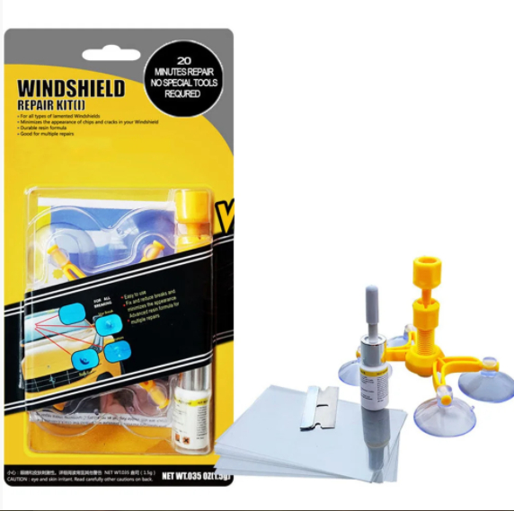 Повний набір для ремонту вітрового скла Sunroz Windshield Repair Kit