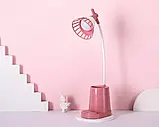 Лампа DESKTOP LAMP EL-2176 з функцією Powebank 1200mAh і тримачем телефона, фото 3
