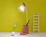 Лампа DESKTOP LAMP EL-2176 з функцією Powebank 1200mAh і тримачем телефона, фото 8