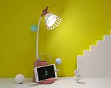Лампа DESKTOP LAMP EL-2176 з функцією Powebank 1200mAh і тримачем телефона, фото 9