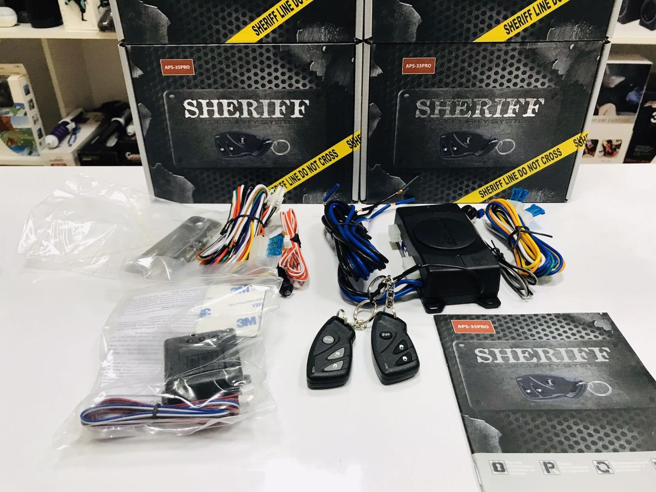 Якісна Одностороння Автомобільна Сигналізація Sheriff APS-35PRO. ГАРАНТІЯ - РІК!