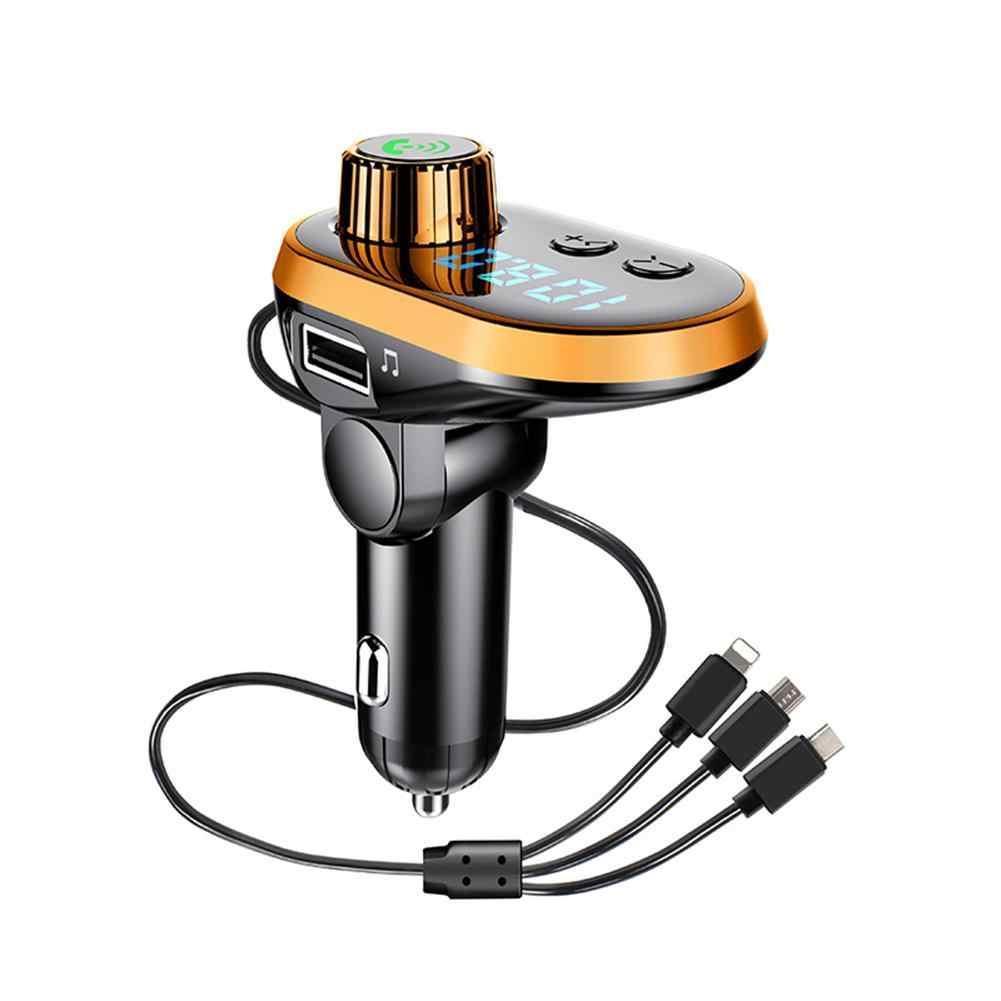 Трансмітер ( FM модулятор) FM CAR Q15 5572 з Bluetooth та кабелем 3 в 1