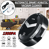 Робот Пилосос акумуляторний розумний Ximei Smart Robot на акумулятор 18650 заряд від USB, фото 5