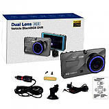 Відеореєстратор для автомобіля Dual Lens A10/F9/V2 Full HD 1080, фото 4