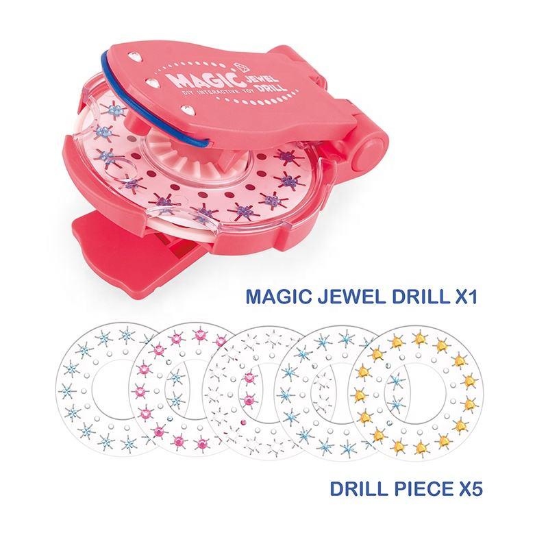 Magic Jewel Drill Diy Интерактивная прическа для девочек Красота Play Set Toy Braider Kits Make Up Girl - фото 4 - id-p1763272527