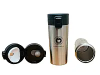 Термокружка (термостакан) Coffee 480мл El-252-4 Серебро