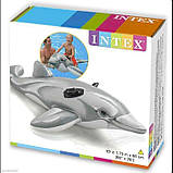 Дитячий надувний пліт Intex 58535 Дельфін, 175 х 66 см, фото 3