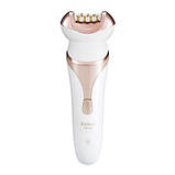 Епілятор KEMEL KM-296 4В1.жіночий електричний епілятор KM-296. електричний епілятор KEMEL, фото 3