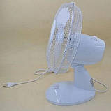 Настільний потужний вентилятор Opera Digital 0309 Table Fan 2 швидкості 9 дюймів (25 см), фото 5