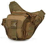 Сумка через плече на стегно штурмова тактична Battler v.1, фото 2